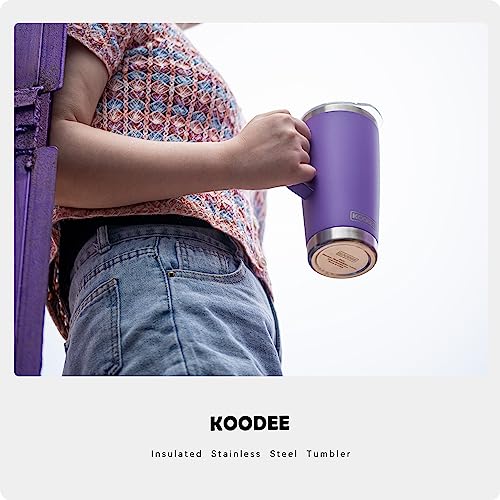 Travel Coffee Mug with Lid (purple-A / 20 Ounces)