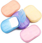 5 Boxes Eco Travel Soap Leaves, Portable Cleanser by Unknown