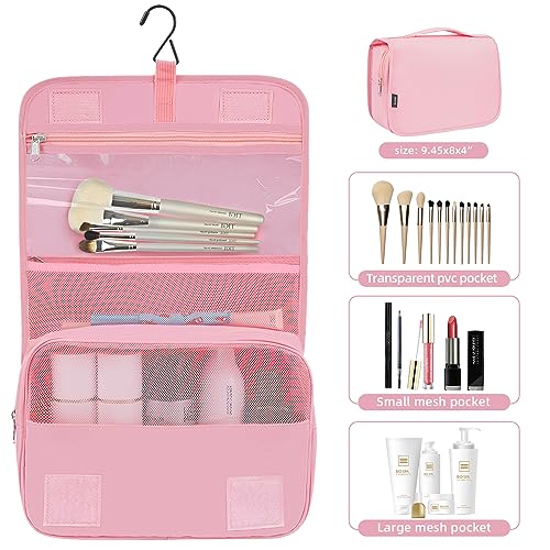 10 Set Packing Cubes Various Sizes Packing Organizer for Travel Accessories Luggage Carry On Suitcase (10-Pink / 10 Set-full Mesh)