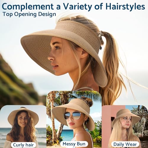 Sun Hat for Women Roll (One Size / Khaki)