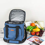 Insulated Wine Carrier 6 Bottle Bag Tote Removable Padded Divider Cooler (6-Bottle / 6-grey)