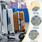 Vintage Mandala Floral Luggage Tag for Suitcase (Vintage Mandala Floral)