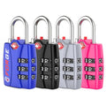 Open Alert TSA Approved Luggage Locks (All Colors 4PK #2)
