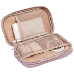 Electronics Travel Organizer Cord Case (Medium / Peach Pink)