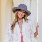 Women’s Amelia Sun Hat (One Size / Mixed Black)