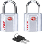 TSA Approved Luggage Locks, Ultra-Secure Dimple Key Travel Locks by Forge