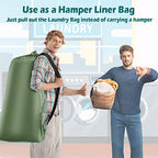 Heavy Duty Laundry Bag (Green / 41" x 28" x 1")