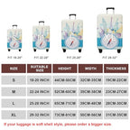 Travel Luggage Cover Suitcase Cover Protector Skins 18 (compass / S (for 18--20 inch luggage))