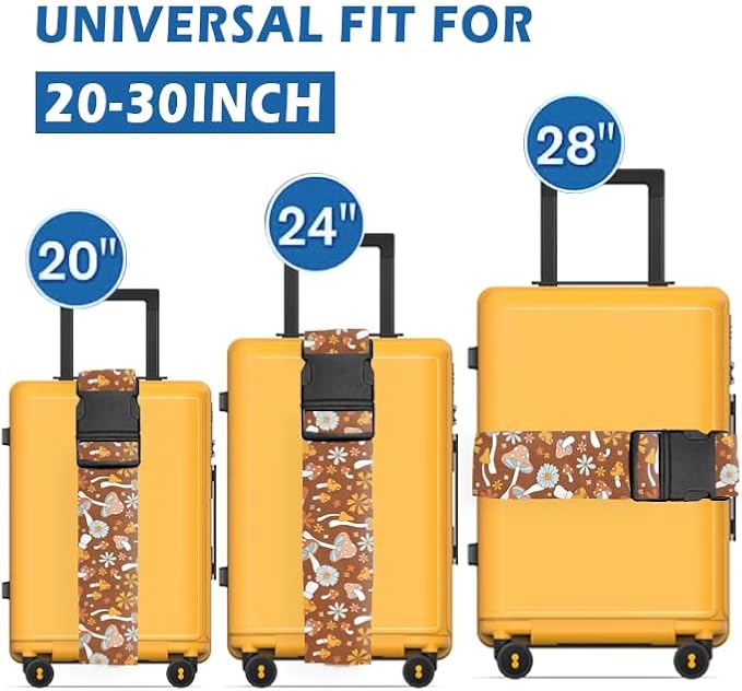 Luggage Straps for Suitcases Travel Belt Accessories, Cute Suitcase Strap - Image 2