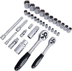 65 Piece General Household Home Repair and Mechanic's Hand Tool Kit Set with Storage Case (65 piece)