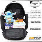 Diaper Bag Backpack for Dad (Black)