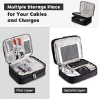 Electronics Travel Organizer (Large / Three layer-Black)