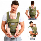 Baby Carrier Lumbar Support Infant Carrier (Green)