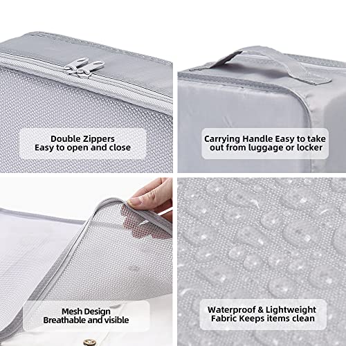 Travel Packing Cubes (Grey)