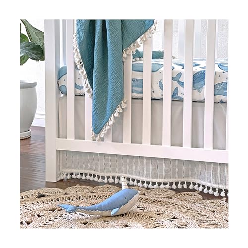 Ocean Crib Sheet (Ocean Whale)