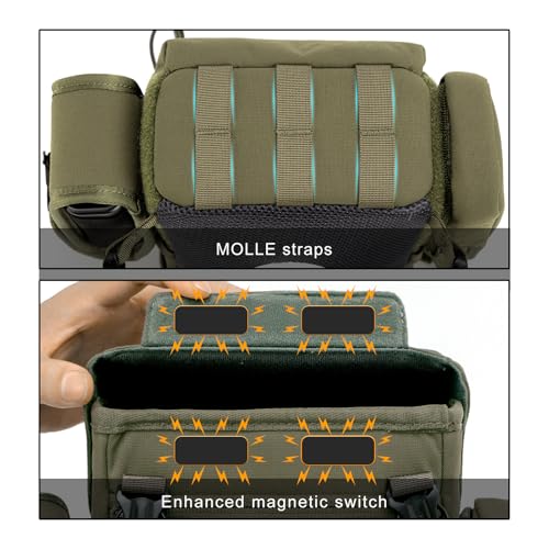 Binocular Harness Chest Pack (Green / X-Large)