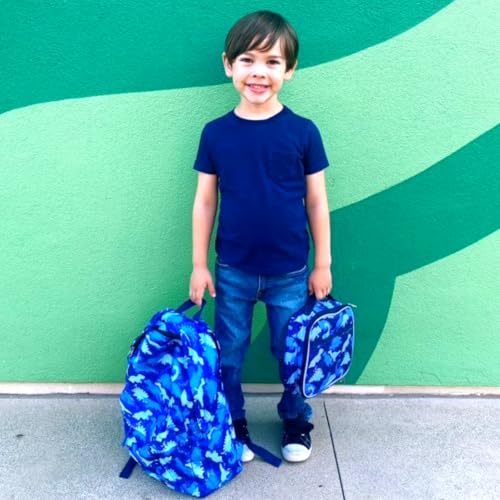 Dinosaur Lunch Box for Boys (Blue Dinosaur)