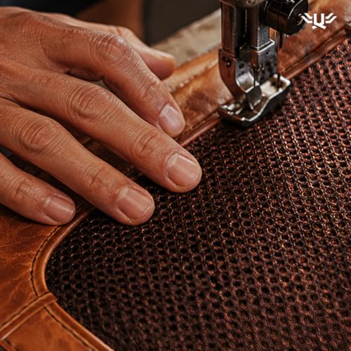 Genuine Leather Backpack for Men and Women (Tan)