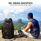Hiking Backpack for Men 70L (70l-blackmix)