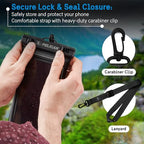 Marine Waterproof Phone Pouch (Stealth Black - 1 Pack - Regular / Regular / 1 Pack)