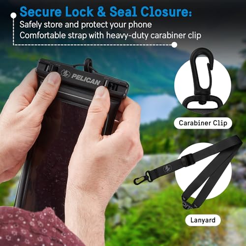 Marine Waterproof Phone Pouch (Stealth Black - 1 Pack - Regular / Regular / 1 Pack)