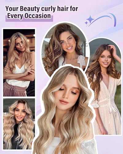 Heatless Hair Curler Overnight Curls (Khaki(Pack of 3))