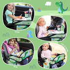 Kids Travel Tray for Car Seat (Green-1PCS)