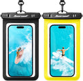 Waterproof Phone Pouch (Black & Yellow)