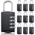 10 Pcs 4 Digit Combination Locks Small Combo for Luggage