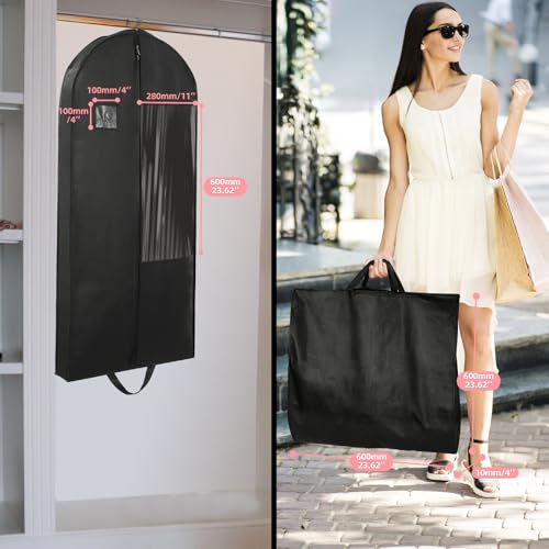 Garment Bags with 4" Gusseted (Black / 50")