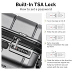 24 Inch Luggage (Silver / Checked-Medium 24-Inch)