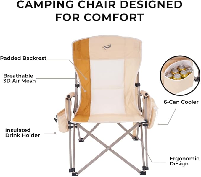 Heavy Duty Portable Folding Camping Chair - Image 8
