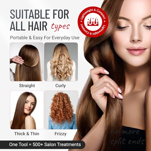 Mini 2 Original Cordless Split End Hair Trimmer for Dry (Black / Rechargeable Battery)