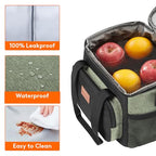 Medium Lunch Bag (Black/Green / Medium(9L))