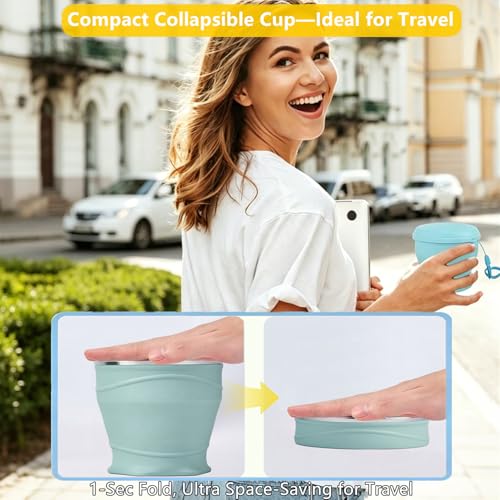Collapsible Cup for Travel (Blue)