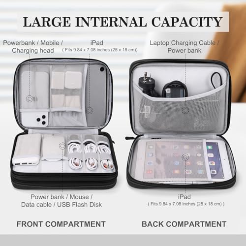 Electronic Organizer (10.8 x 8 x 3.15 inches / Black)