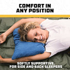 Camping Pillow (Grey / Small)