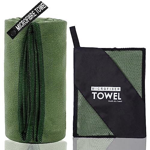 Microfiber Travel Towel (Armygreen / XXL:40"×72")