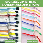 18 Pack A4 Mesh zipper pouch bags
