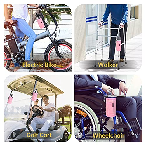 2Pack Cup Holder for Bike (Pink)