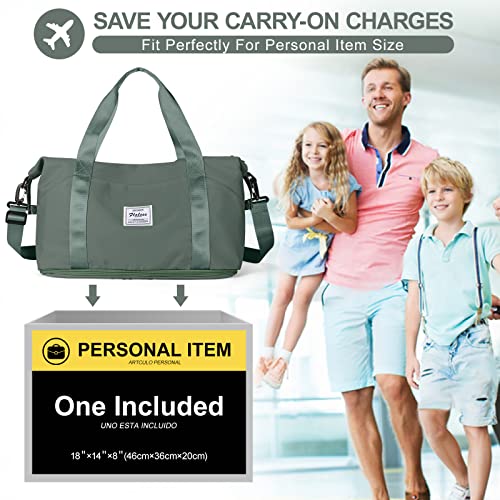 Weekender Bags For Women (B2-green-expandable / X-large)