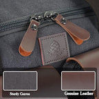 Canvas Duffle Bag for Men (Grey / X Large-60L)