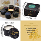 Massage Candle Oil Low Temp Body Relaxation Jasmine 2.35 oz