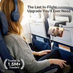 Airplane Phone Holder Mount Universal in Flight Hands Free Viewing with Multi (Black / Black)