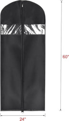 Univivi Garment Bag Suit Bag for Storage and Travel 60 inches, Lightweight - Image 2