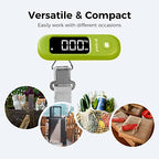 Digital Luggage Scale for Travel (Apple Green)