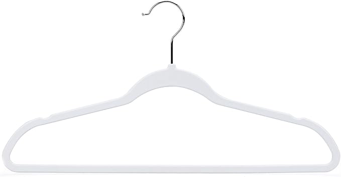 Quality Hangers 50 Pack Non-Velvet Plastic Hangers - Image 9