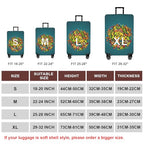 Travel Luggage Cover Suitcase Cover Protector Skins 18 (US-Area / M (for 22--24 inch luggage))