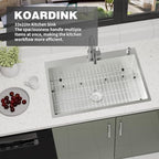 33x22In Drop In Kitchen Sink (33x22 inch Stainless)