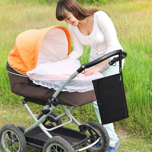Portable Diaper Changing Pad (Black-Style A)